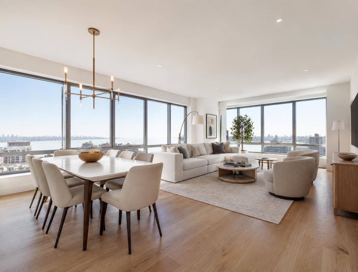 Finished apartment interior